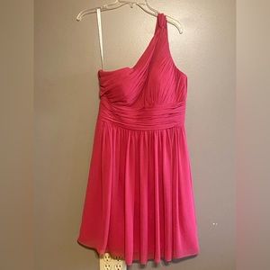 Pink women’s dress, size 12